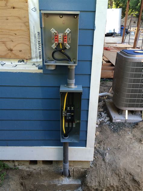 electric meter box installation